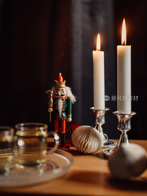 Glögg mulmulwine圣诞装饰静物烛光